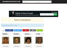 Tablet Screenshot of mugshotssantacruz.com